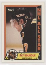1989-90 Topps Sticker Inserts Ray Bourque #7 HOF 0i6