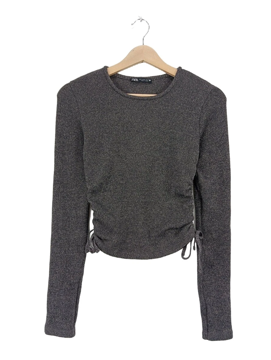 Pulls.Gilet gris ZARA pour Femme - Vestiaire Collective