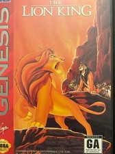 The Lion King and Aladdin Sega Genesis box and manuals included 