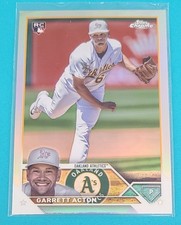 2023 Topps Chrome Update Refractor RC #USC180 Garrett Acton Oakland A's Card Y8