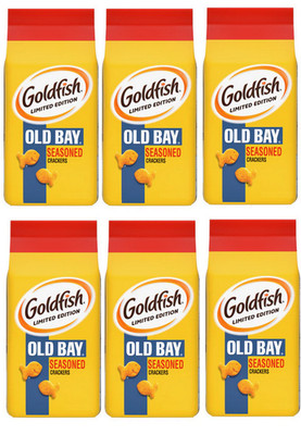 Goldfish OLD BAY SEASONED Flavor Crackers pack of 6