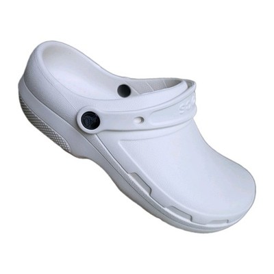 Crocs Bistro Work Clog White Unisex Men's Size 7, Womens Size 9