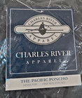 Unisex Adult Rain Poncho Navy One Size NEW Charles River Apparel 9709 w/Bag — photo 2