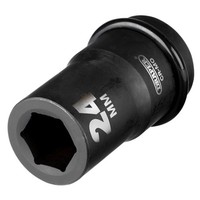Draper Deep Impact Stecknuss 24Mm 1 Zoll Vierkantantrieb 6-Kant Chrom-Moly 05139