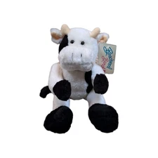 Vtg Beachwood Bunch COW Plush 12" Stuffed Animal Fabri-Centers of America JoAnn