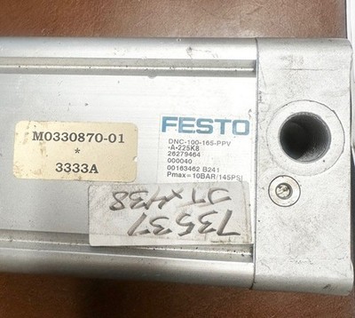 Festo Pneumatic Cylinder DNC-100-165-PPV, DNC Series, Double Acting