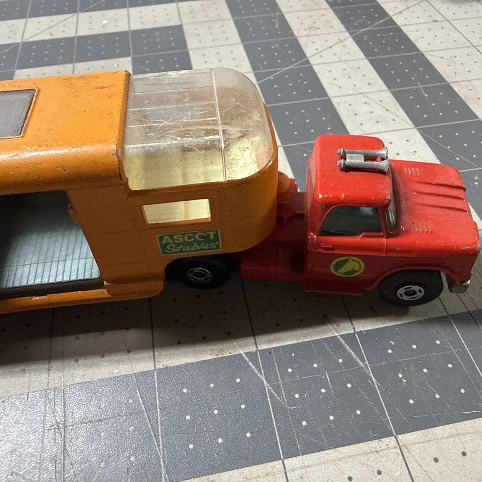 Remolque Matchbox KingSize k-18 Dodge articulado furgoneta caballo M/I Inglaterra por Lesney Foto 4 de 4