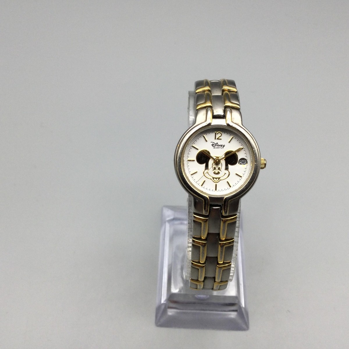 Disney Time Works Mickey Mouse Watch Womens 23mm Two Tone  display picture 2
