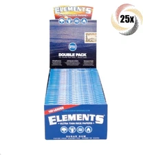 Elements Single Wide Ultra Thin Papers 25 Books Of 100 Double Pack