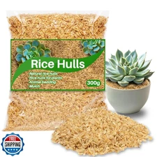RAINFLOW 10.58 OZ Rice Hulls for Plants - Horticultural Grade Ric