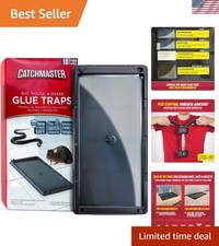 10-Pack Large Glue Traps for Rats, Snakes  Mice - Odorless, Waterproof Solution