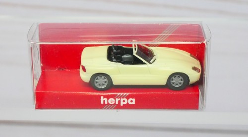 Herpa 020749, BMW Z1 Convertible, Amarillo Claro, Escala 1/87 HO | Zustand: New