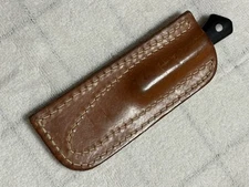 A G Russel Bird/Trout/Caping/Skinning Knife W/Leather Pocket Sheath
