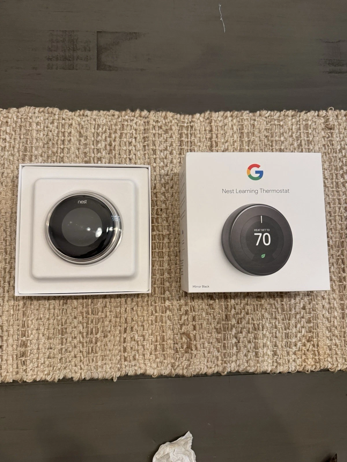 Google Nest 2nd Generation 02A Smart Learning Thermostat Stainless Steel-OpenBox