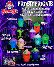 Wendy's Frosty Frights 2025 Full Set of 12 - All Sealed