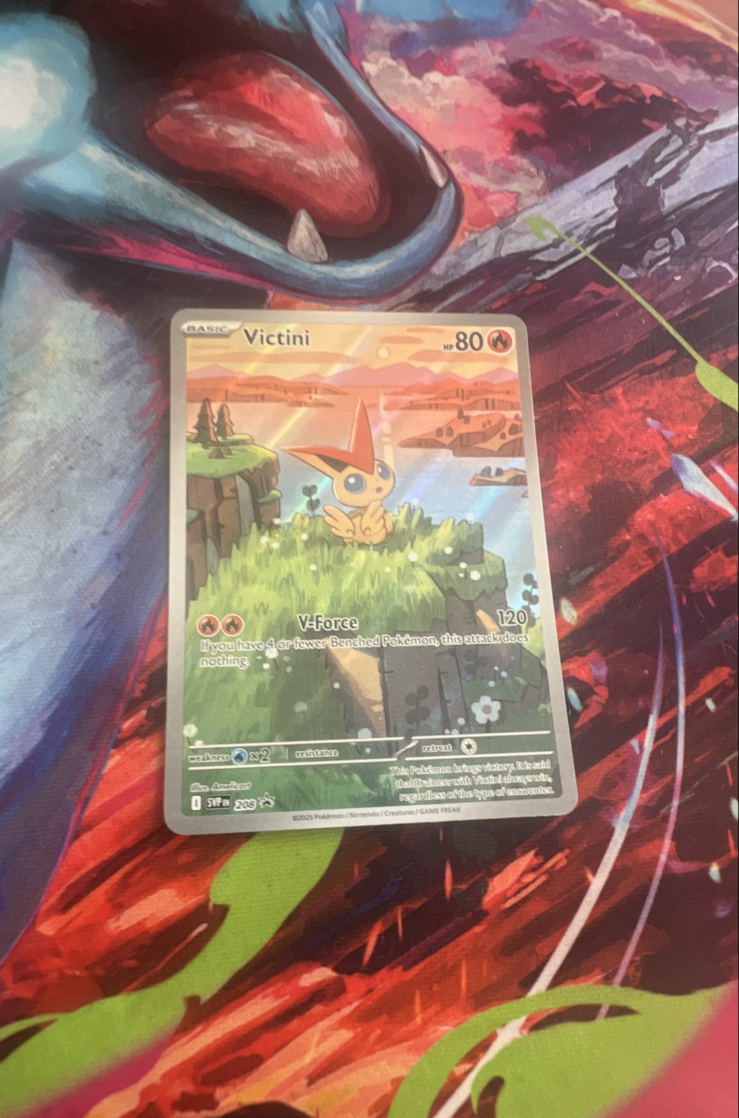 Victini 208 Sv: Scarlet & Violet Promo Cards Holo Regular Size