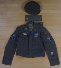 Vintage WWII Army Uniform Jacket Technical Sergeant Combat Infantryman Badge