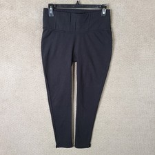 SPANX Ready to WOW Black High Waisted Leggings Size M Stretch Pull On