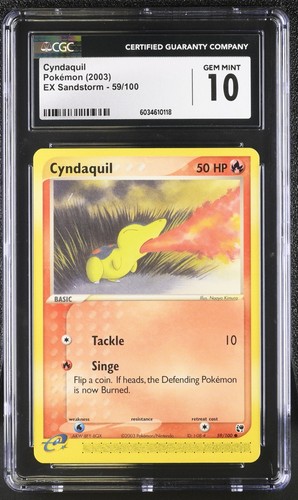 Cyndaquil graded CGC 10 for sale on eBay