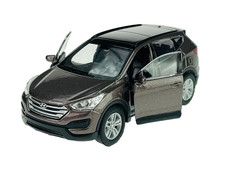 WELLY HYUNDAI SANTAFE MARRÓN 1:34 MODELO METAL FUNDIDO A PRESIÓN NUEVO EN CAJA