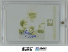 2011 Panini Donruss Elite Yellow Printing Plate Auto Jamie Harper 1/1 Tennessee