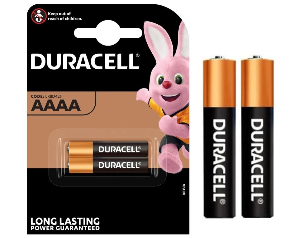 2 x Duracell Alkaline Batterie Mini LR8D425 AAAA MN2500 LR61 1,5V Blister - Bild 1 von 1