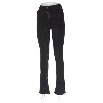 Bershka, Jeans, Größe: 32, SKINNY FLARE, Schwarz, Baumwolle/Elasthan #2HY