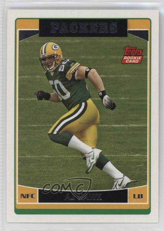 2006 Topps AJ Hawk #360 Rookie RC 07i7