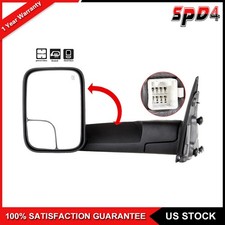 Driver Side Power Heated Tow Mirror For 2003-2008 Dodge Ram 1500 2500 3500