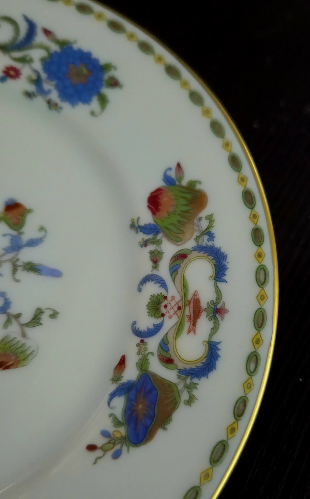  A Raynaud Ceralene Limoges Vieux Chine White  Plate - 7.50" Vintage 