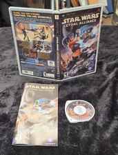Star Wars Lethal Alliance Sony PSP Game Complete in Case Tested