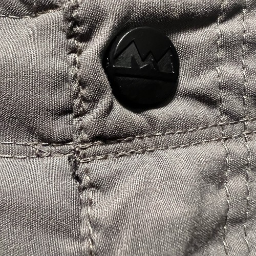 Mens 38 Wrangler Outdoor Series 8” Stretch Flex Gray Performance Hiking Short - Picture 3 of 15