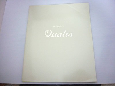 0510 561 Catalog Only Toyota Mark 2 Wagon Qualis Published April 1997 25 Pages
