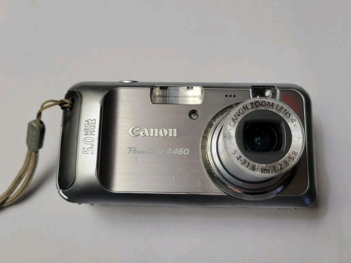 Canon デジタルカメラ PowerShot A460 シルバー デジカメ Canon PowerShot A460 5.0MP Digital Camera - Silver for sale online