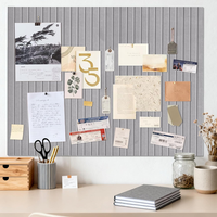 Pinnwand Groß Selbstklebend, 40X60 Cm Mondlichtgrau Selbstklebend Pinwand | Kork
