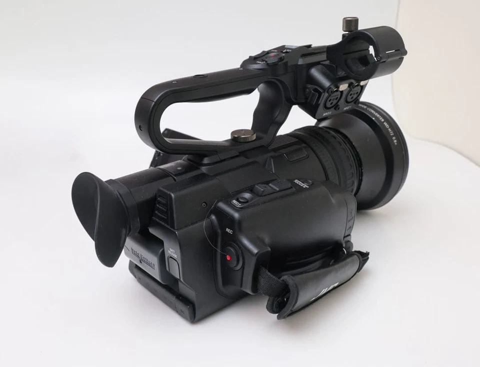 JVC GY-HM185 Camcorder with 3 Genuine Batteries & Bonus Wide Converter Lens - Image 3 of 4