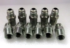 S.F 3/4" Male JIC 37 Flare to Male Pipe NPTF- ( 11Pcs Lot)