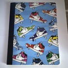 Sunshine & Sage Co. Composition Notebook 7.5 x 9.75 Blue Multicolor Sneakers — photo 1