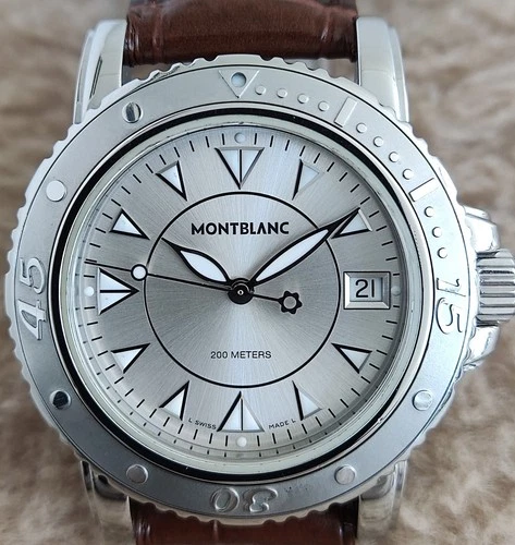 MONTBLANC SPORT Collection Ref. 7037 Stainless Steel Quartz 38mm MENS Watch VGC!