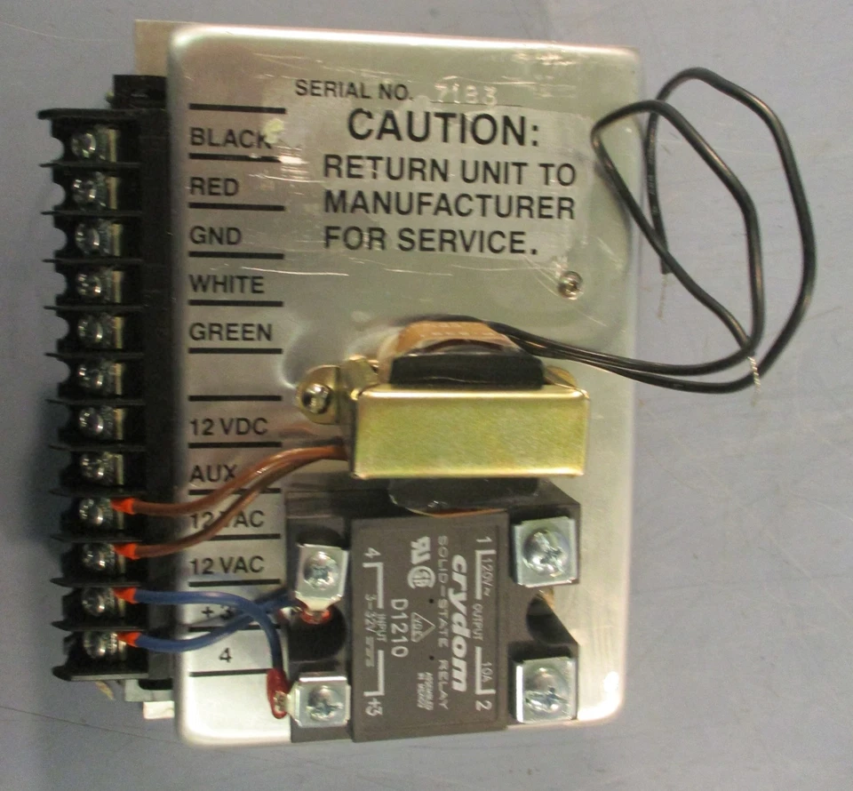 Grote 1000211 Timer Module 110 VAC Crydom Solid State Relay Output D1210 - Image 4 of 4