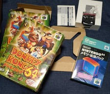 Donkey Kong 64 W/Memory Expansion Pack Nintendo 64 N64 Good Used Game NTSC-J JP