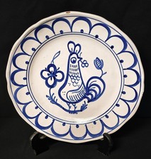 CAS Vietri – Piatto ceramica vietrese – Gallo , Solimene – Maiolica anni ‘70
