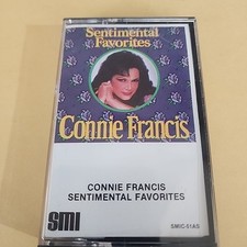 Connie Francis Sentimental Favorites - Cassette 1984 