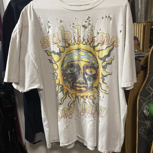 Sublime Original T-Shirt Sublime Long Beach Sun T Shirt  large