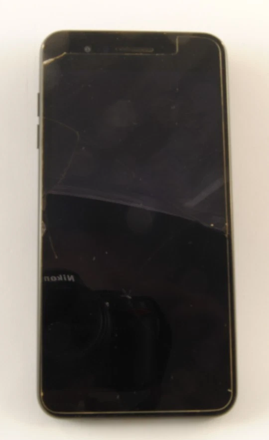 LG K9 smartphone blu usato con caricatore & custodia no batteria - Immagine 3 di 4