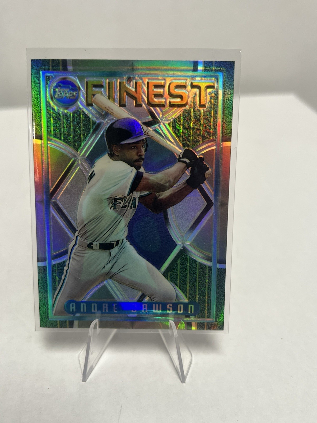 1995 Topps Finest - Andre Dawson #330 Refractor Florida Marlins