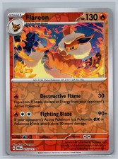 Carta Pokemon Flareon 013/131 Holo Evoluzioni Prismatiche Reverse Holo A012-009 NM
