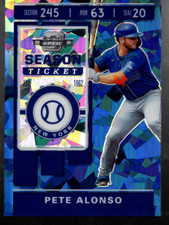 B4514- 2020 Panini Contenders Optic Blue Ice #23 Pete Alonso / 99 - Nm-Mt