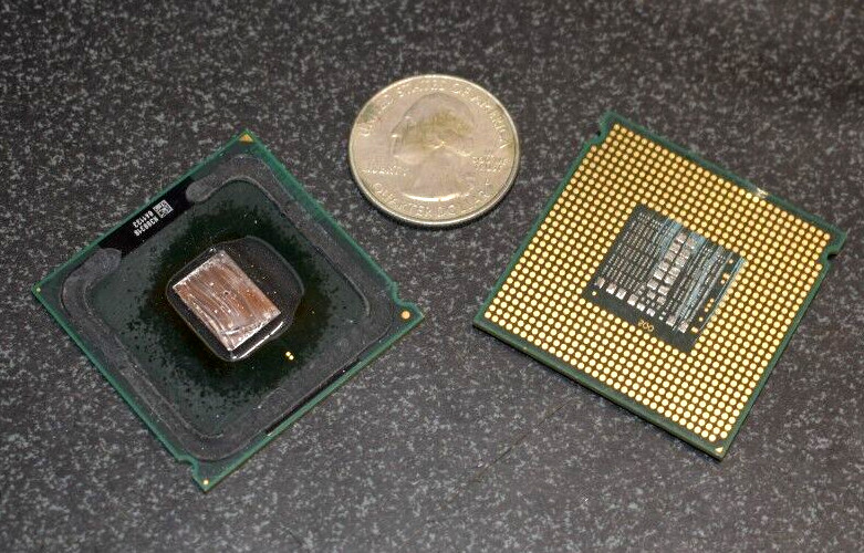 LOT 42 INTEL CPU chips 92 SQUARE INCH area board PCB+DIE scrap gold recovery R2D