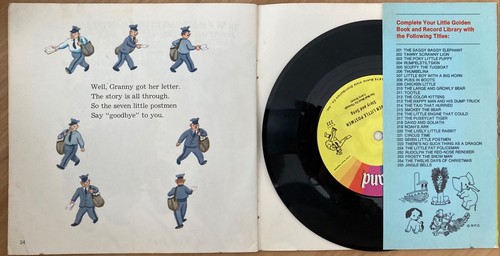 VINTAGE LGB & 33 1/3rpm RECORD: SEVEN LITTLE POSTMEN~S/C~VGC - Picture 2 of 3